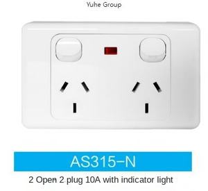 Enchufe e interruptor estándar australianos, toma de corriente dual USB AU, toma de corriente GPO individual con interruptor. - Product Image 3