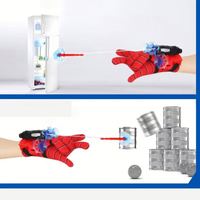 Lanzador de Telarañas, Guante de Telaraña, Set de Balas para la Muñeca, Juguete Creativo Novedoso para Fiestas, Figuras de Anime, Accesorios de Cosplay, Portátil, para Niños, Otros