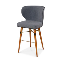 Fournitures de restaurant d'hôtel luxueuses et modernes, mobilier de cafétéria, petit ensemble de table de restaurant interactif d'intérieur, 4 chaises, projet