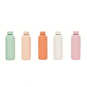 Bouteille isotherme en acier inoxydable style cola, isolation thermique 6-12 heures, grande capacité, avec paille, design moderne et minimaliste - Product Image 1