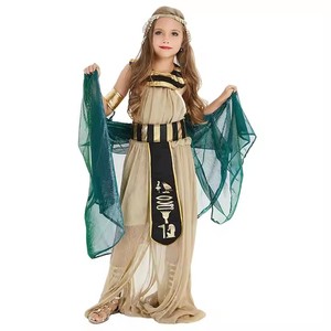 <span class=keywords><strong>Disfraz</strong></span> de <span class=keywords><strong>princesa</strong></span> <span class=keywords><strong>egipcia</strong></span> beige para fiesta de Carnaval para niñas - Product Image 2