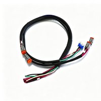 Harness Kabel Tahan Air DT Rakitan Khusus, Harness Kabel Pre-Stripped dengan Terminal Spade Tipe-U untuk Peralatan Mesin