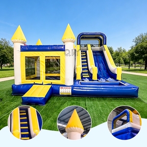 Castillo Inflable Comercial Personalizado al por Mayor, 6x6, para Exteriores, con Tobogán de Agua - Product Image 6