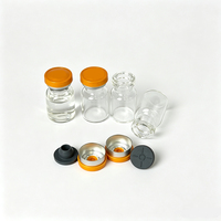 Flacon en verre borosilicaté neutre à faible teneur en bor, flacon tubulaire en verre, flacon d'injection en verre, à prix abordable