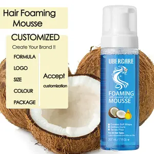 2023 Hot Sale Define Curls Anti Frizz Hair Mousse Styling Foam Fast Drying Hair Curl Mousse Moisturizing Mousse For Hair