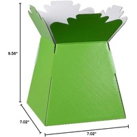 Flower Packaging Paper Gift Box Florist Bouquet Corrugated Cardboard Living Vase Flower Boxes for Bouguets UK Flower Paper Box