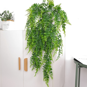 Plantes suspendues artificielles, plantes artificielles, fausses fougères pour la <span class=keywords><strong>d</strong></span>écoration murale intérieure et extérieure de la maison et du jardin - Product Image 6