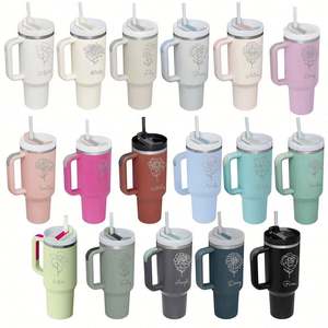 AGH Gobelet Adventure Quench de 40oz à double paroi en acier inoxydable Tasse de voyage isolée sous vide avec poignée - Product Image 1