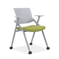 Ensemble de chaises de bureau de style moderne Table de conférence en métal durable et chaise en maille avec microphone Produit de qualité
