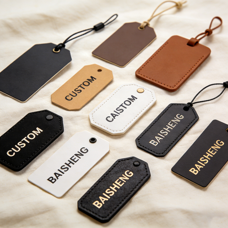 Customized Logo hang Tag Embossed Matte