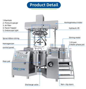 CYJX液体石鹸製造機、シャンプー手洗い均一化混合タンク、食器洗い液体ミキサー攪拌機シャンプー