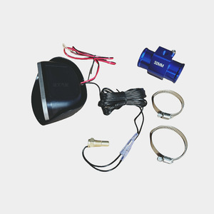 เกจวัดอุณหภูมิน้ำและแรงดันไฟฟ้าแบบ LCD แนวนอนรุ่นใหม่ 12V 24V พร้อมขั้วต่อแบบ T สำหรับมอเตอร์ไซค์ ปรับปรุงและอัปเกรด - Product Image 3