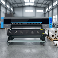 Impresora de sublimación de gran formato Baiyin Factory de 4 cabezales y 1.85m para máquina de impresión rollo a rollo de 1850mm CMYK I3200*4