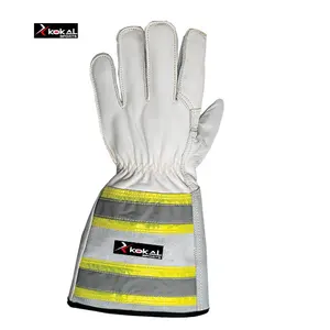 Cowhide Welding Gloves for Construction With Cut Level 5 WITH CUT RESISTANT LINER