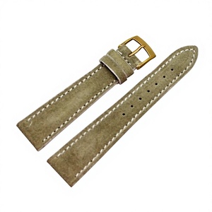 Soft Adjustable Genuine Cowhide Suede <b>Watch</b> Strap High Quality Made in Italy Waterproof Watchband 20mm/22mm/24mm - Product Image 1