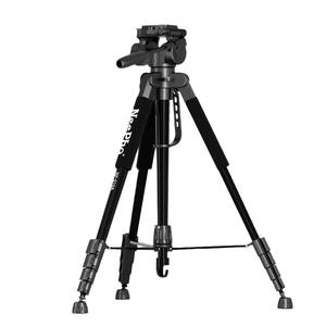NeePho NP-910A Trépied professionnel en alliage d'aluminium de 210 cm/82,7 po avec support pour téléphone, pour appareil photo reflex numérique, téléphone, diffusion en direct - Product Image 1