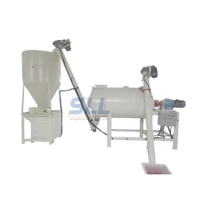 Nhà máy trực tiếp dọc bột khô vữa Máy làm bột khô vữa trộn Ribbon Mixer