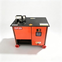 Nouvelle cintreuse numérique CNC GF20 pour étriers de fer à béton, machine automatique de cintrage de barres d'acier avec roues mobiles
