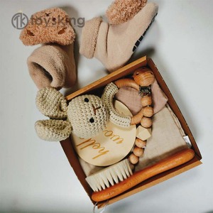 <span class=keywords><strong>Ensemble</strong></span> cadeau de baptême unisexe pour bébé, tenue de baptême pour garçon et fille, cérémonie en 6 pièces, souvenir nouveau-né couleur neutre - Product Image 2