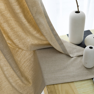 Innermor Moderno Ed Elegante tenda Per Soggiorno drape Solid Faux Tessuto di <span class=keywords><strong>Lino</strong></span> di spessore <span class=keywords><strong>Tende</strong></span> per la Camera Da Letto Finestra Rideaux - Product Image 5