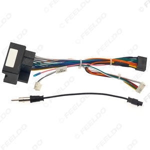 Câble d'alimentation et <span class=keywords><strong>adaptateur</strong></span> d'<span class=keywords><strong>antenne</strong></span> 16PIN pour voiture avec boîtier Canbus pour <span class=keywords><strong>Mercedes</strong></span>-Benz Classe E W211/W220 Harnais de câblage stéréo - Product Image 3