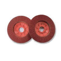 Disque à lamelles en céramique supérieure Disque abrasif à support en plastique Disque lamellaire Meulage en acier inoxydable Roue métallique en acier au carbone