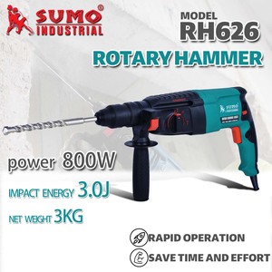 SUMO rh626 ROTARY Hammer 800W công cụ điện với lỗ Saw cho Diy Hot Bán buôn hàng hóa tại chỗ tương thích 220V Điện áp điện - Product Image 2