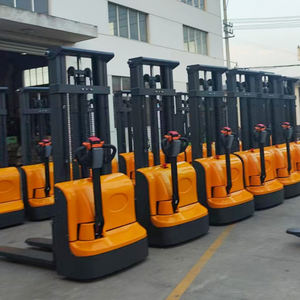 Entrega rápida 1000kg-2000kg Carretilla elevadora eléctrica Elevador de paletas Nueva condición Apilador semieléctrico de acero para hoteles - Product Image 6