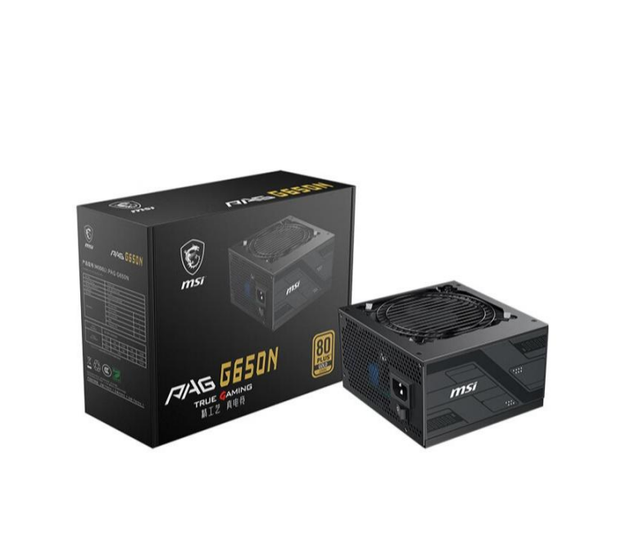 New Gold MSI PAG G650N Gold 80 Plus PC PSU for Gaming Desktop Switching Power Supplies