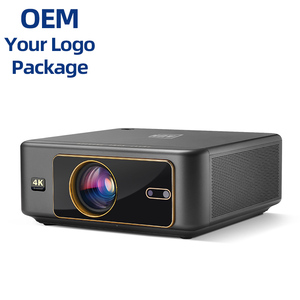 LED chiếu U002 Android 12 <span class=keywords><strong>3G</strong></span> 32GB tự động lấy nét đầy đủ HD 4K Máy chiếu Rạp chiếu phim chuyên nghiệp di động rạp chiếu phim gia đình thông minh TV - Product Image 1