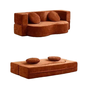 Đồ nội thất phòng khách sang trọng <span class=keywords><strong>sofa</strong></span> cắt với góc tựa lưng vải Ghế giường đặt miếng bọt biển đầy - Product Image 1