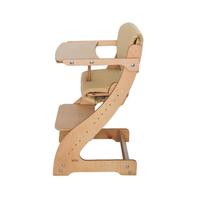 Chaise haute réglable en bois Montessori avec housses de plateau pour l'alimentation, l'apprentissage de la croissance pour la salle à manger, la cuisine et la chaise bébé