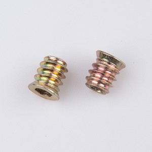 M4 M5 M6 M8 M10 Hợp kim kẽm dieless <span class=keywords><strong>Nut</strong></span> gỗ insrt <span class=keywords><strong>Nut</strong></span> Kẽm hợp kim đồ nội thất chèn <span class=keywords><strong>NUT</strong></span> - Product Image 3