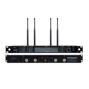 Micrófono Dinámico Cardioide <span class=keywords><strong>de</strong></span> 4 Canales para <span class=keywords><strong>Shure</strong></span>, Sonido Nítido y Negro, Lavalier/Auricular/<span class=keywords><strong>De</strong></span> Mano para Uso en <span class=keywords><strong>Estudio</strong></span>, Multifrecuencia - Product Image 4