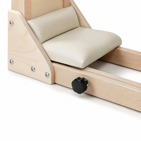 Peralatan Latihan Kayu Maple Adjustable Pilates Ladder Barrel untuk Yoga, Gym, Studio, OEM Custom