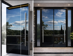 <span class=keywords><strong>Porta</strong></span> d'Ingresso di Lusso in Acciaio Inossidabile, <span class=keywords><strong>Porta</strong></span> Frontale Moderna Antifurto e Antiruggine - Product Image 2