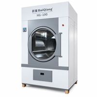 Nouvelle machine de séchage entièrement automatique en acier inoxydable 100 kg, chauffage électrique à vapeur, autonettoyante, triphasée/monophasée