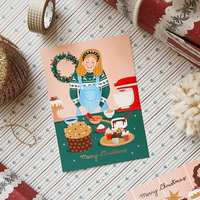 Cartolina con scritta positiva stampata personalizzata per la promozione della motivazione o uso regalo di cancelleria