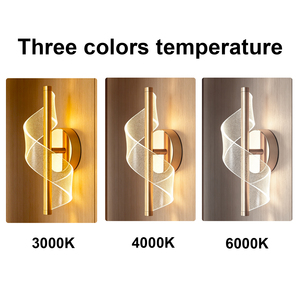 Applique Murale Spirale Moderne Dorée à LED, <span class=keywords><strong>Luminaire</strong></span> Mural de Luxe pour Intérieur, Style Art Déco, Idéal Salon, Chambre, Éclairage Domestique - Product Image 4