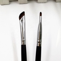 Faucille ombre à paupières brosse pour sourcils outil de maquillage faucille Eyeliner brosse bord liquide Oblique Angle brosse à sourcils