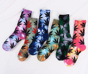 Fantasy Color Dye Sublimated Universe 3D Tie Dye Sublimation <span class=keywords><strong>Calcetines</strong></span> - Product Image 6