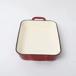 Plat à four rectangulaire en fonte émaillée pour la cuisson en cuisine, vente en gros ODM/OEM - Product Image 3