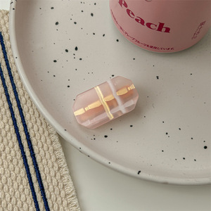 Jiamu estilo coreano Ins serie Rosa Color caramelo a cuadros pinzas para el cabello accesorios para mujeres niñas adolescentes dulce Duckbill horquillas - Product Image 6