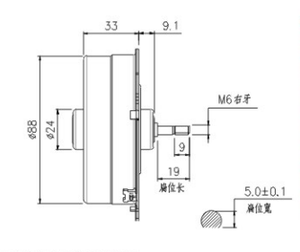 Moteur sans balais Toyon TD8833-M 24V CC Haute efficacité Dissipation thermique Faible bruit Débit d'air élevé Longue durée de vie - Product Image 4