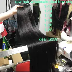 Vendeurs de cheveux brésiliens Remy, vendeurs de cheveux vierges, bruts, 36 pouces, vente chaude