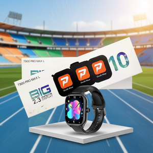 L <span class=keywords><strong>serie</strong></span> 10 T900 Pro Max Smartwatch con 2.3 pollici grande schermo teligiente telefono Reloj caratteristiche bussola e calendario - Product Image 1