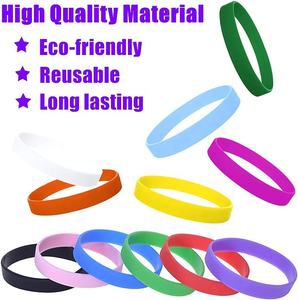 สายรัดข้อมือซิลิโคนพิมพ์ลายโลโก้สร้อยข้อมือยางแบบกำหนดเองสำหรับกิจกรรมออกแบบสไตล์ของคุณเอง - Product Image 3