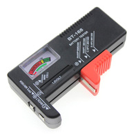 Comprobador de Voltaje Digital BT168 para Pilas AA, AAA, 9V y de Botón, Medidor de Voltaje para Múltiples Tamaños de Pilas, Indicador de Voltaje BT168D
