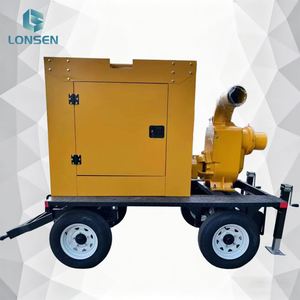 Bomba de Agua Diésel Weifang 4105 4102 de 300cbm y 4 Cilindros con Remolque y Caja Impermeable - Product Image 2