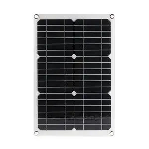 RV, 보트, 캠핑을위한 단결정 실리콘 유연한 태양 전지 패널 oanel 방수 고효율 태양광 발전 전원 공급 장치